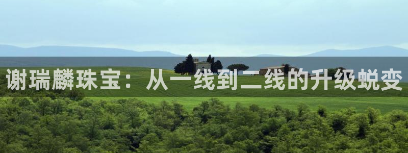 开丰娱乐注册电7O777：谢瑞麟珠宝：从一线到二线的升级蜕变