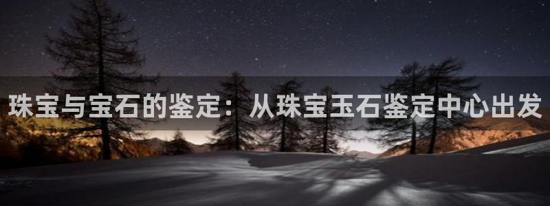 开丰娱乐与六七五一38：珠宝与宝石的鉴定：从珠宝玉石鉴定中心出发