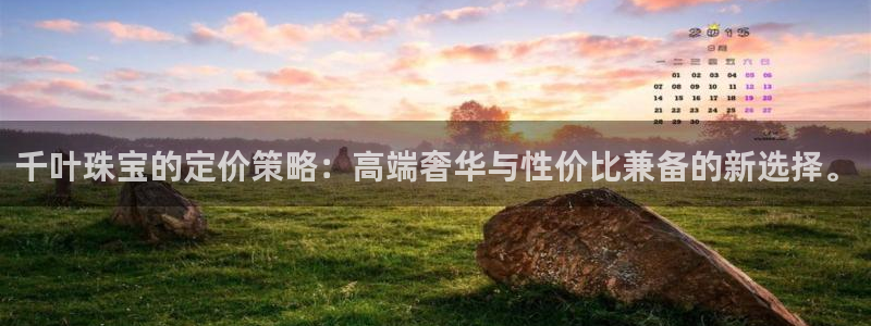 开丰娱乐平台：千叶珠宝的定价策略：高端奢华与性价比兼备的新选择。