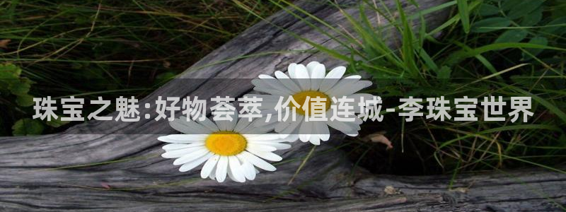 开丰娱乐登入：珠宝之魅:好物荟萃,价值连城-李珠宝世界
