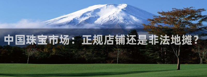 开丰娱乐官网招聘：中国珠宝市场：正规店铺还是非法地摊？