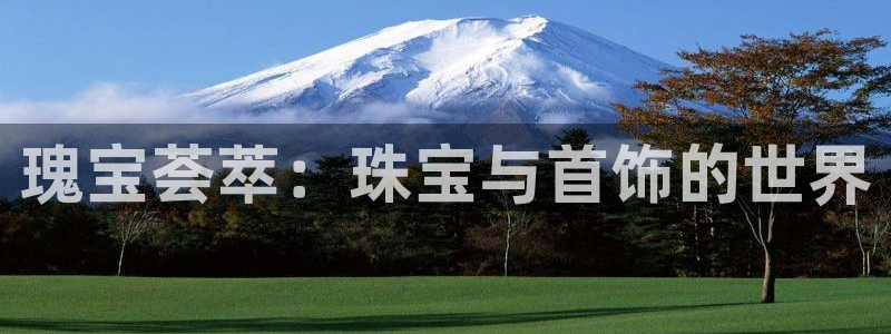 开丰娱乐予 7O935：瑰宝荟萃：珠宝与首饰的世界