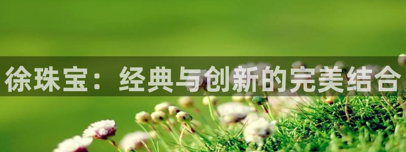 开丰娱乐网站：徐珠宝：经典与创新的完美结合