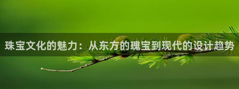开丰娱乐登录网址：珠宝文化的魅力：从东方的瑰宝到现代的设计趋势